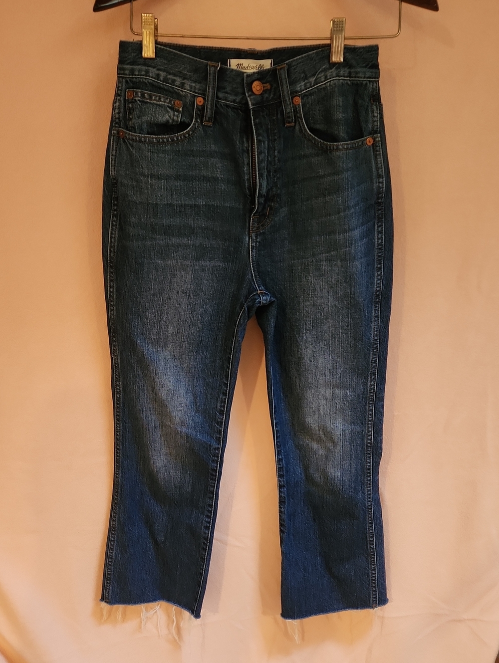 Madewell Women's Dark Indigo Straight-Leg Jeans
